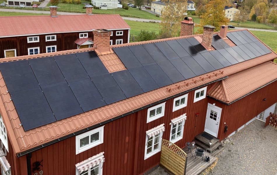 Solceller på tak