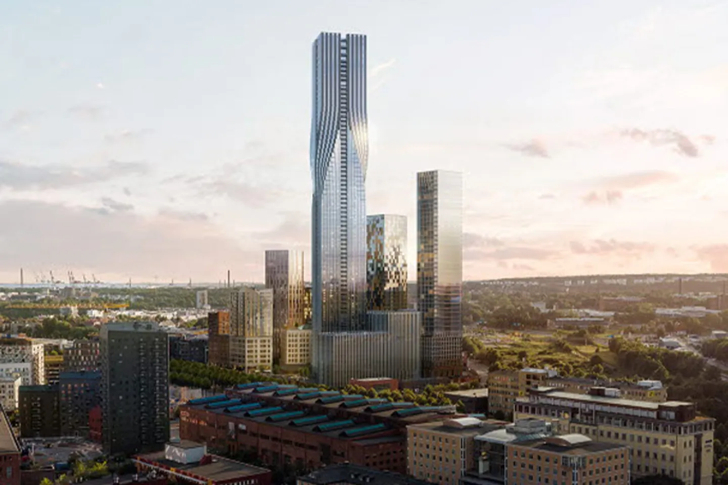 Bild på Karlatornet där Bravida har gjort installationer