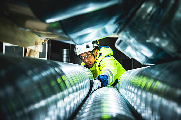 Ilmastointiasennus Bravida Finland Akaa