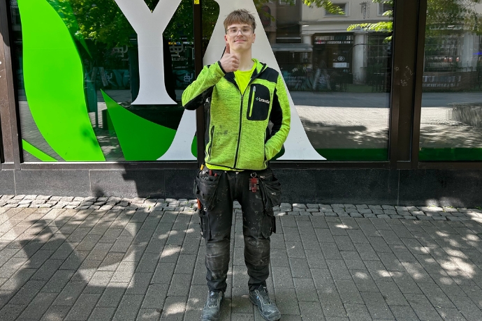 Bravida kesätyöntekijät Eetu