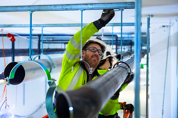 Bravida Tampere ilmastointijärjestelmän asennus