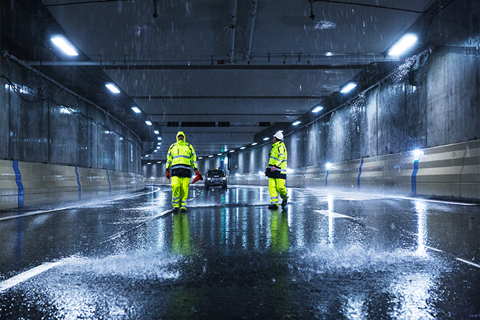 Bravida sprinklerijärjestelmät Vaasa ja Seinäjoki kuvistuskuva