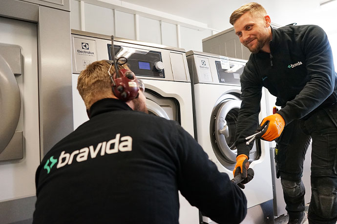 Bravida utför tvättstugeservice